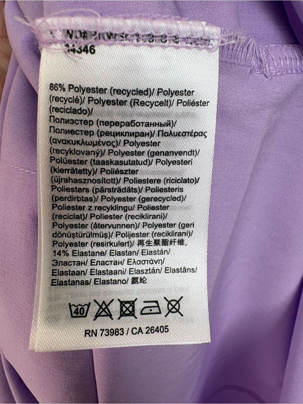 Helly Hansen Women’s Thalia Summer Lavender Pullover Dress Size Small Sku#124 - Picture 6 of 9
